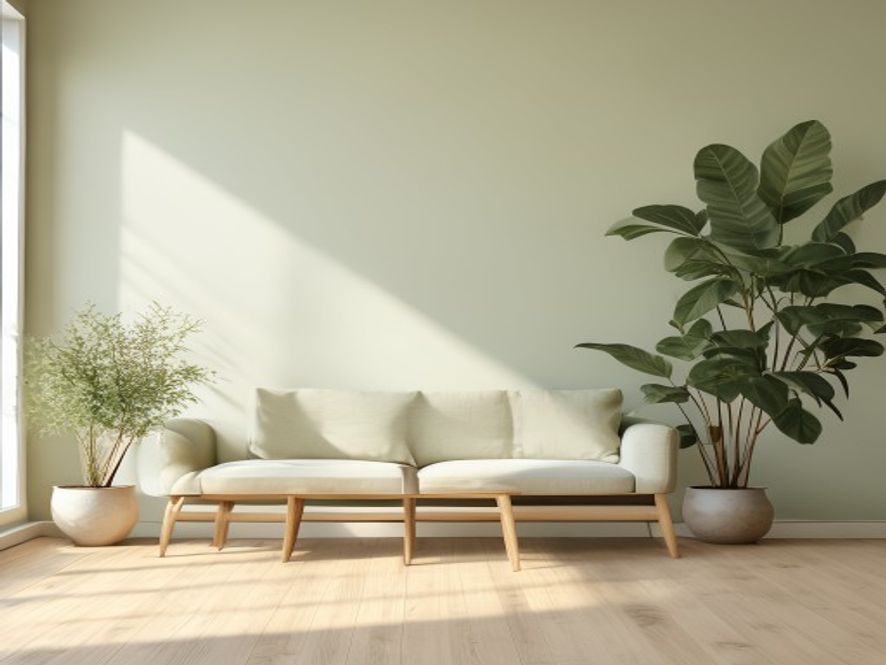 Two people in quiet conversation in comfortable indoor setting with natural light